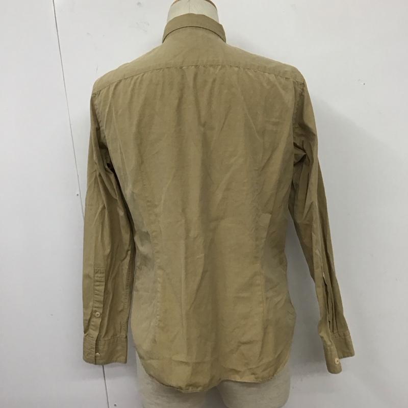ポールスミス Paul Smith シャツ、ブラウス 長袖 長袖シャツ カラーシャツ カジュアルシャツ M 無地 ベージュ / ベージュ /  メンズ USED 古着 中古 10110439