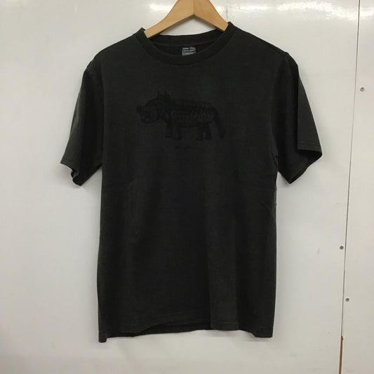 ナンバーナイン NUMBER (N)INE Tシャツ 半袖 半袖カットソー プリントTシャツ クルーネックカットソー romp 2 プリント 黒 / ブラック /  メンズ USED 古着 中古 10137115