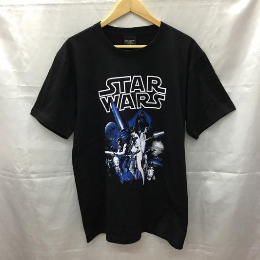 古着 USED Tシャツ 半袖 半袖カットソー プリントTシャツ クルーネックカットソー バンドTシャツ L プリント 黒 / ブラック /  メンズ USED 古着 中古 10106911