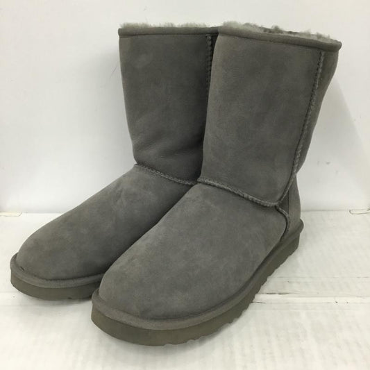 アグ UGG ブーツ 一般 5800 F23112G ムートンブーツ 28cm 28.0cm ロゴ、文字 灰 / グレー /  メンズ USED 古着 中古 10124190