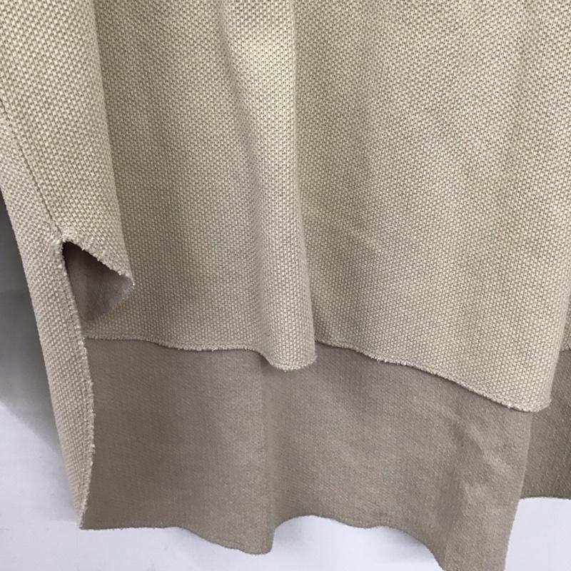 ニコアンド niko and... カットソー 長袖 ST95NC01AD バックヘンリーサーマルPO FREE 無地 ベージュ / ベージュ /  レディース USED 古着 中古 10142013