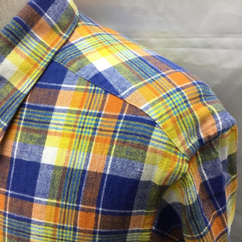 サイコバニー Psycho Bunny シャツ、ブラウス 半袖 半袖シャツ カラーシャツ 半袖カットソー チェックシャツ XL チェック マルチカラー / マルチカラー /  メンズ USED 古着 中古 10119400