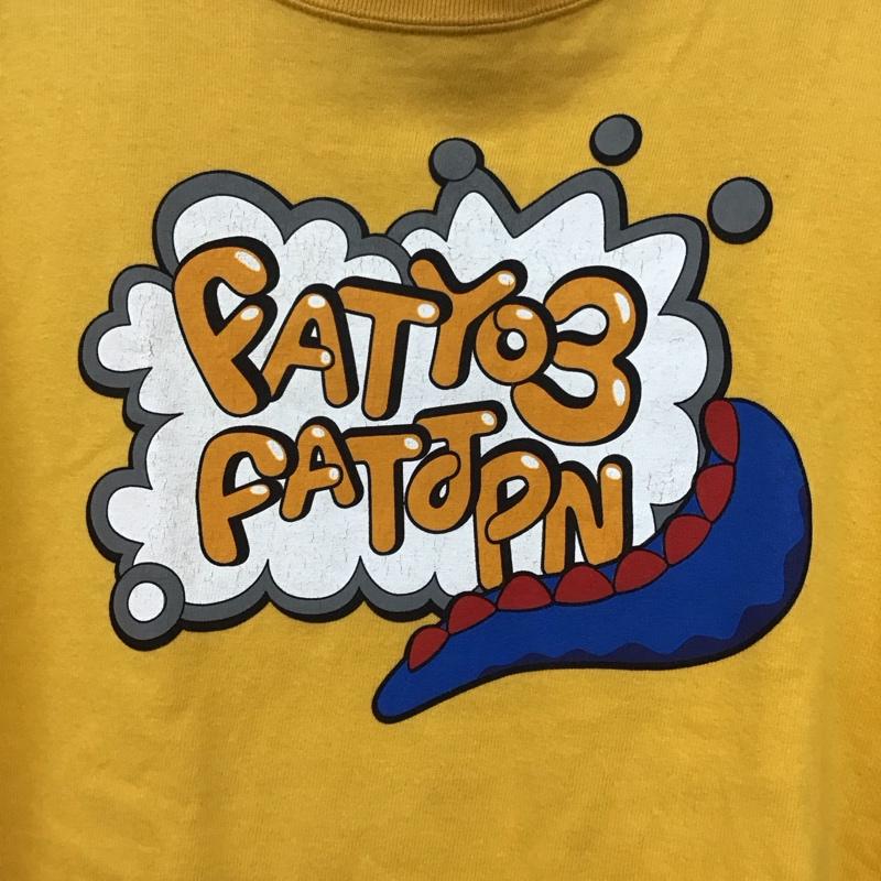 エフエイティー FAT Tシャツ 半袖 M プリント 黄 / イエロー /  メンズ USED 古着 中古 10145671