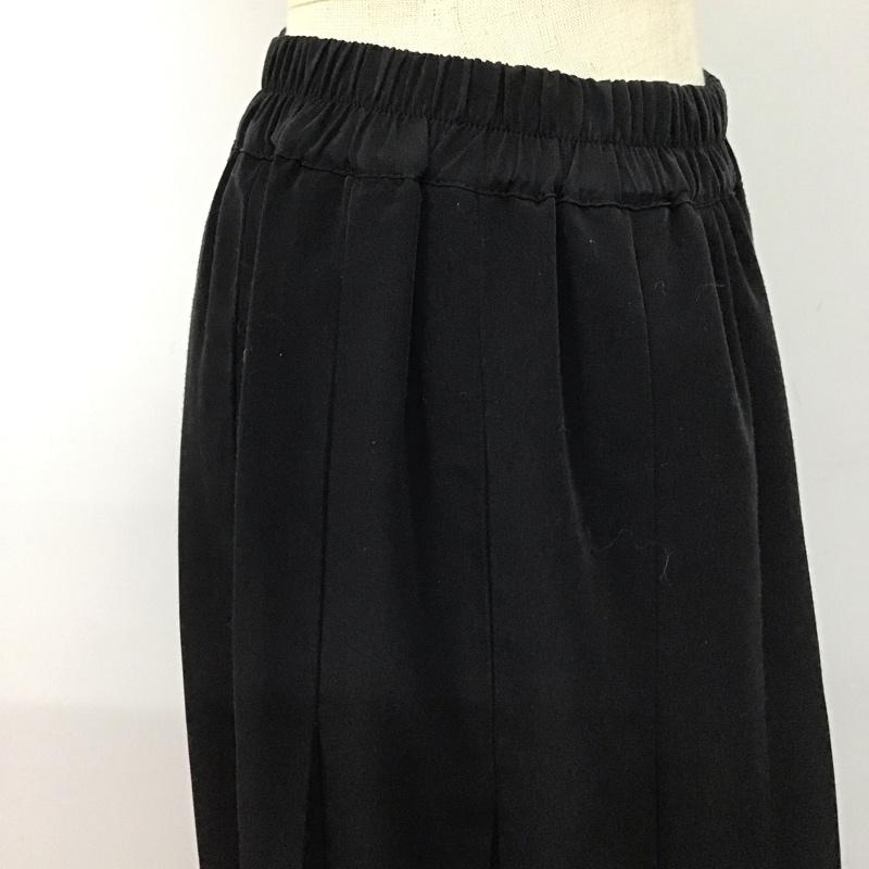 ジーナシス JEANASIS スカート ロングスカート js050765mc フレアスカート ロングスカート カジュアルスカート FREE 無地 黒 / ブラック /  レディース USED 古着 中古 10123854