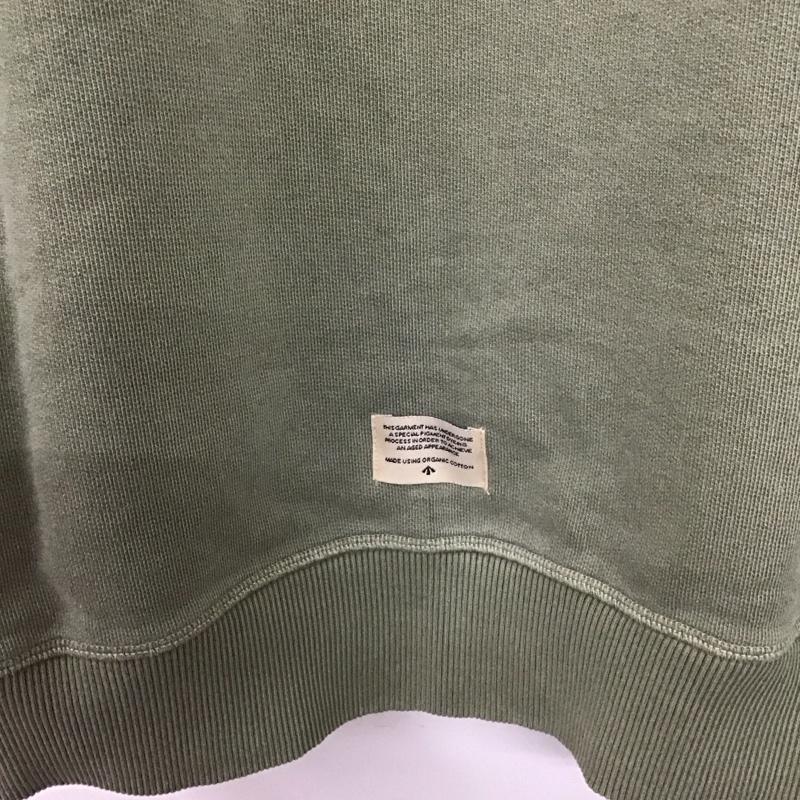 ナイジェルケーボン Nigel Cabourn トレーナー 長袖 長袖トレーナー スウェット クルーネック プルオーバー L 無地 カーキ / カーキ /  メンズ USED 古着 中古 10139308