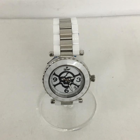 古着 USED 腕時計 アナログ（クォーツ式） DAD701 DADangel スカル ドクロ ロゴ、文字 白 / ホワイト / X 銀 / シルバー /  メンズ USED 古着 中古 10129458