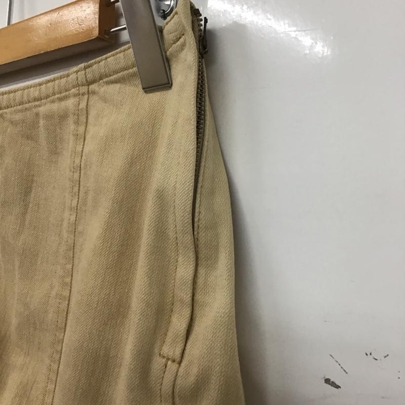 バーバリー BURBERRY スカート ひざ丈スカート 38 無地 ベージュ / ベージュ /  レディース USED 古着 中古 10145022