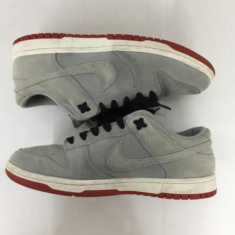 ナイキ NIKE スニーカー スニーカー AH7979-992 BY YOU DUNK LOW 26.5cm 26.5cm ロゴ、文字 灰 / グレー / X 赤 / レッド /  メンズ USED 古着 中古 10124403