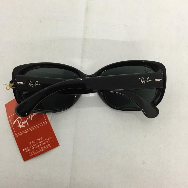 レイバン Ray-Ban めがね・サングラス サングラス RB4101F JACKIE OHH ジャッキーオー ケース付き ロゴ、文字 黒 / ブラック /  メンズ USED 古着 中古 10129430