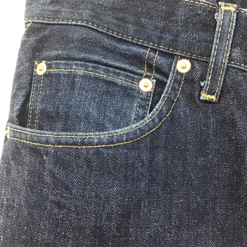 リーバイストラウスアンドコー Levi Strauss & co. パンツ デニム、ジーンズ デニムパンツ ストレートパンツ ワイドパンツ カジュアルパンツ 32インチ 無地 インディゴ / インディゴ /  メンズ USED 古着 中古 10108635
