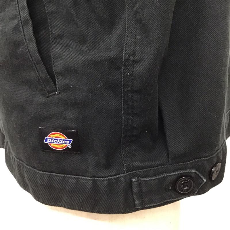 ディッキーズ Dickies ジャケット、上着 ジャケット、ブレザー ジップアップジャケット ジャンパー デニムジャケット カジュアルジャケット M 無地 黒 / ブラック /  メンズ USED 古着 中古 10116533