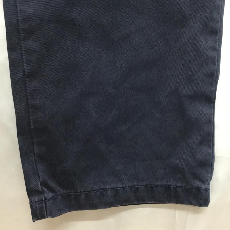 トミーヒルフィガー TOMMY HILFIGER パンツ スラックス 32インチ 無地 紺 / ネイビー /  メンズ USED 古着 中古 10110692