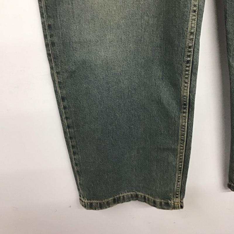 ザラ ZARA パンツ デニム、ジーンズ デニムパンツ ワイドパンツ カジュアルパンツ 42 無地 インディゴ / インディゴ /  メンズ USED 古着 中古 10143444