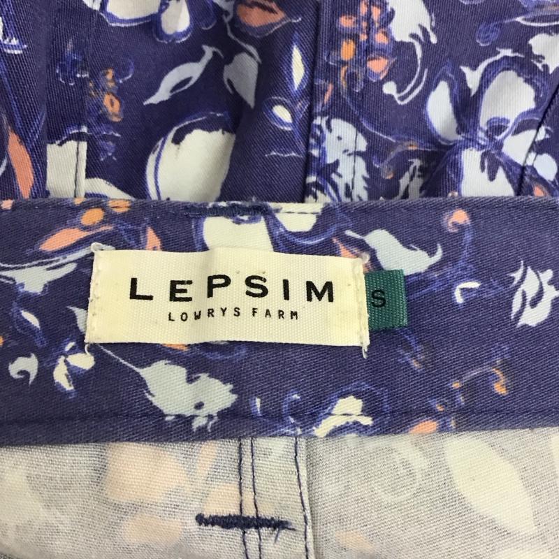 レプシムローリーズファーム LEPSIMLOWRYSFARM パンツ デニム、ジーンズ スリムパンツ カジュアルパンツ プリントパンツ ストレッチパンツ S プリント マルチカラー / マルチカラー /  レディース USED 古着 中古 10116995