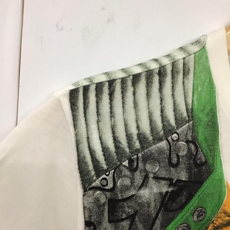 ジョンガリアーノ JOHN GALLIANO Tシャツ 半袖 プリント 白 / ホワイト /  メンズ USED 古着 中古 10132018