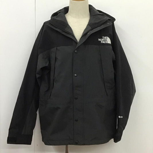 ザノースフェイス THE NORTH FACE ジャケット、上着 ジャンパー、ブルゾン np62236 マウンテンライトジャケット ジップアップジャケット アウター パーカー L ロゴ、文字 黒 / ブラック /  メンズ USED 古着 中古 10106843