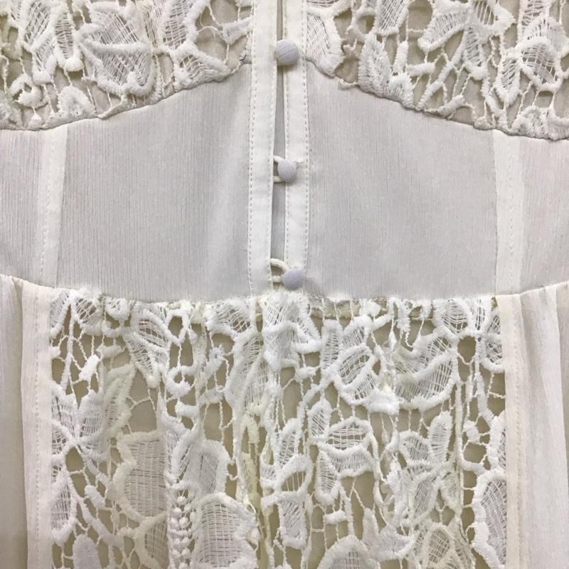 ランダ RANDA ワンピース ロングスカート BD01928L4 フロントレース切替ワンピース 1 レース柄 アイボリー / アイボリー /  レディース USED 古着 中古 10143108
