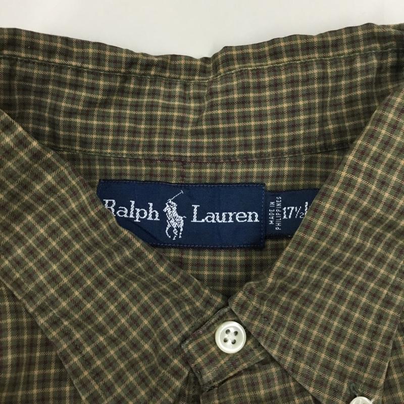 ラルフローレン RALPHLAUREN シャツ、ブラウス 長袖 長袖シャツ カラーシャツ ポケットシャツ 長袖カットソー チェックシャツ XL チェック マルチカラー / マルチカラー /  メンズ USED 古着 中古 10119729
