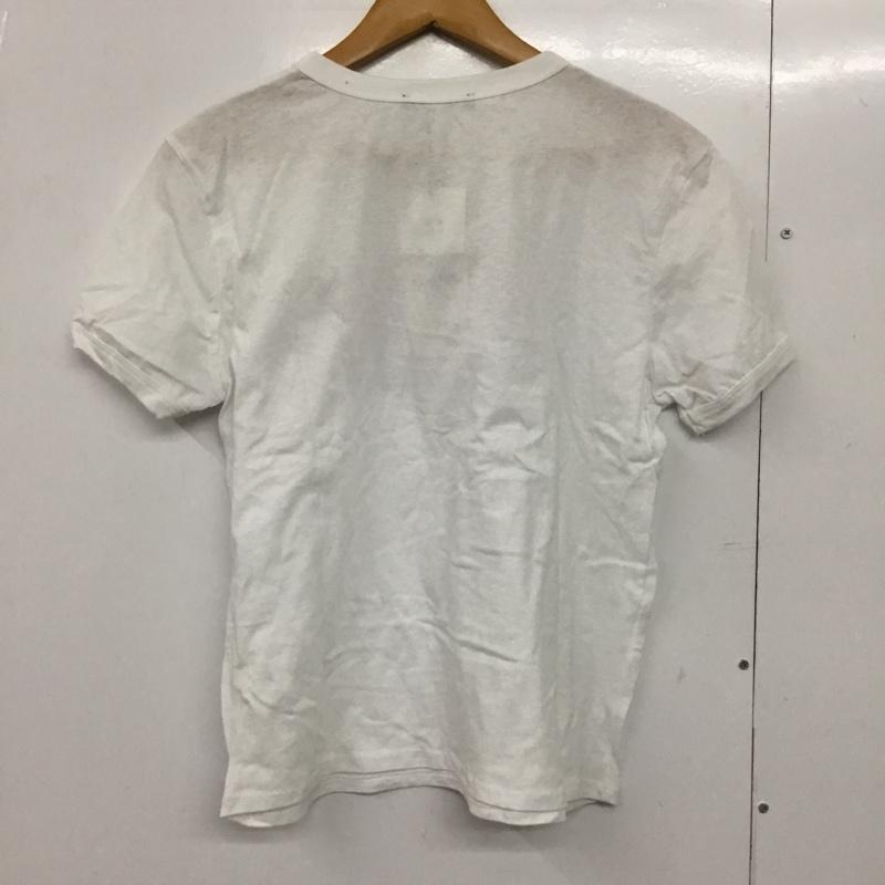 ザラ ZARA Tシャツ 半袖 5643 420 024 クルーネック 虹 タグ付き M ロゴ、文字 白 / ホワイト /  レディース USED 古着 中古 10144685