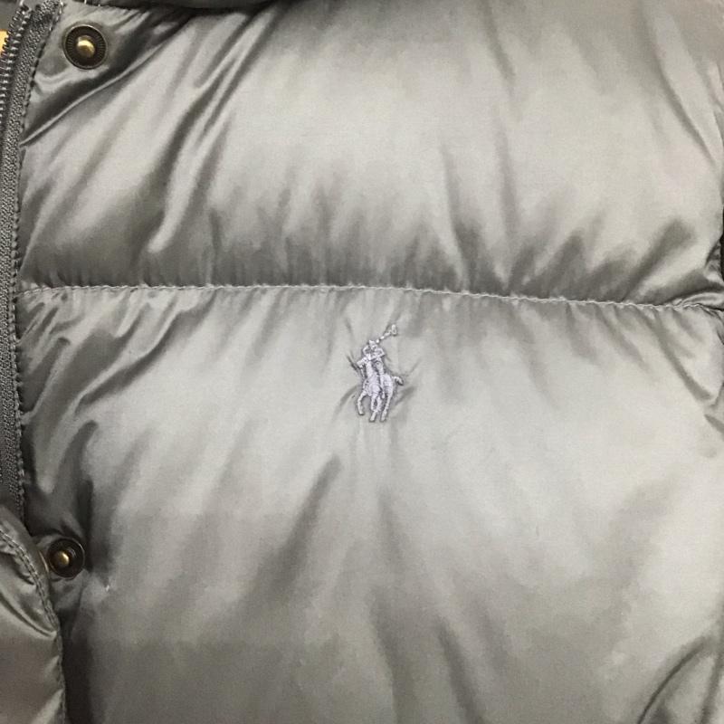 ポロラルフローレン POLO RALPH LAUREN コート ダウンコート 160cm 無地 灰 / グレー /  ガールズ USED 古着 中古 10132408