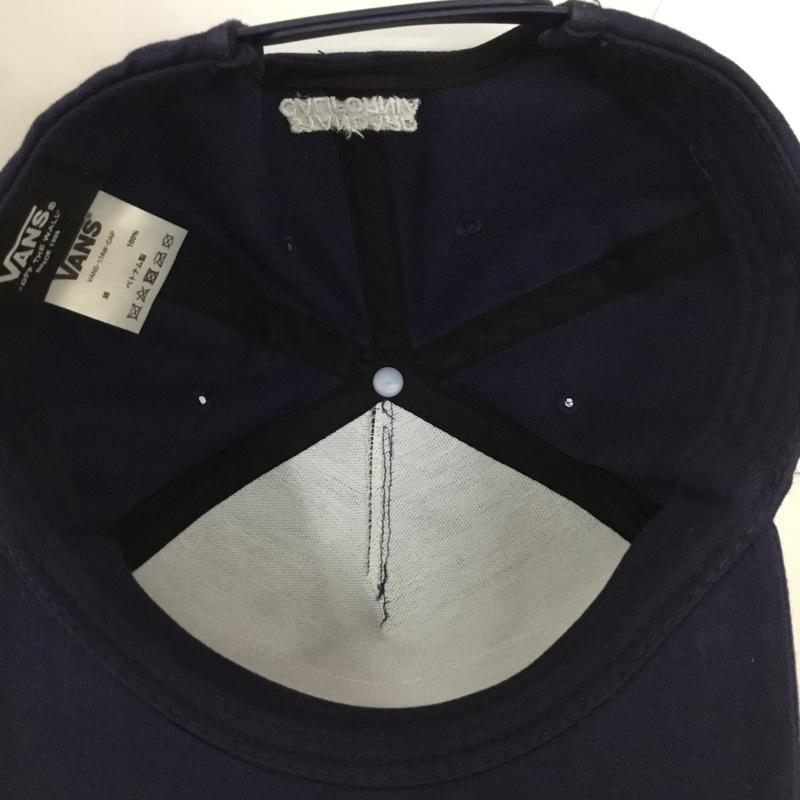 スタンダード カリフォルニア STANDARD CALIFORNIA 帽子 キャップ VANS Checker Logo Twill Cap VANS-17AW-CAP ロゴ、文字 紺 / ネイビー /  メンズ USED 古着 中古 10130417