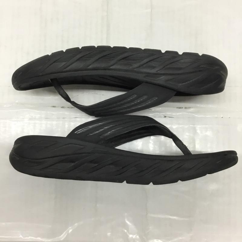 ホカオネオネ HOKA ONEONE サンダル サンダル トングサンダル ワンポイント 黒 / ブラック /  メンズ USED 古着 中古 10120326