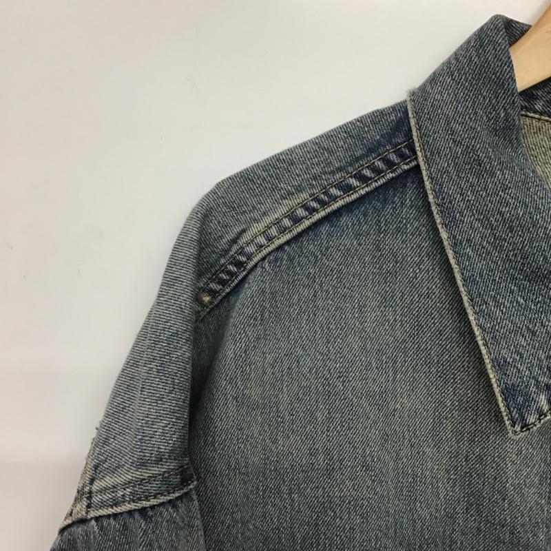 ギャップ GAP ジャケット、上着 ジャケット、ブレザー デニムジャケット Gジャン アウター カジュアルジャケット M 無地 インディゴ / インディゴ /  メンズ USED 古着 中古 10146816