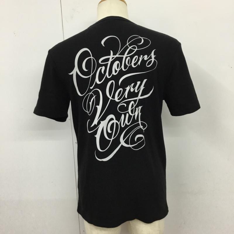 オクトーバーズ ベリー オウン OCTOBERS VERY OWN Tシャツ 半袖 クルーネック バックロゴ M プリント 黒 / ブラック /  メンズ USED 古着 中古 10119762