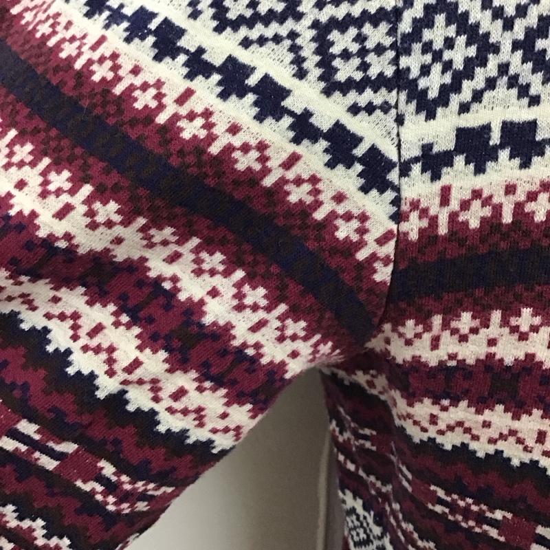 バーバリーブラックレーベル BURBERRY BLACK LABEL カットソー 長袖 長袖カットソー Vネックカットソー ロングスリーブカットソー プリントTシャツ 3 プリント マルチカラー / マルチカラー /  メンズ USED 古着 中古 10114643