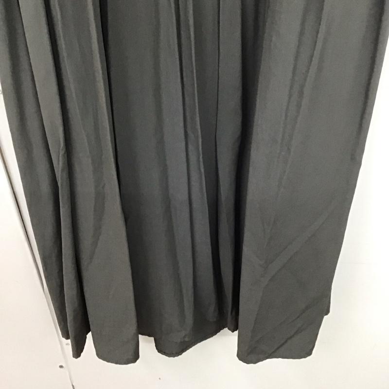 ナイスクラップ NICE CLAUP ワンピース ロングスカート 0141090510 肩リボンティアードワンピース M 無地 灰 / グレー /  レディース USED 古着 中古 10130453