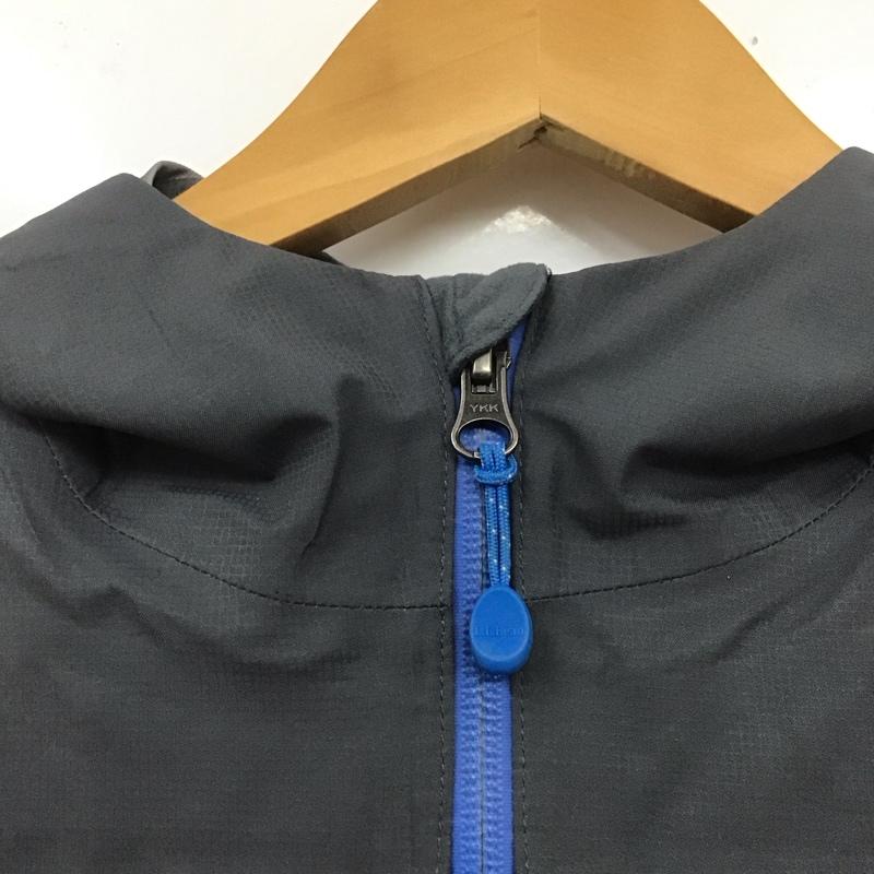 エルエルビーン L.L.Bean ジャケット、上着 ジャンパー、ブルゾン M10-12 ID295292 ポリエステル キッズ ロゴ、文字 灰 / グレー / X 青 / ブルー /  ボーイズ USED 古着 中古 10108258