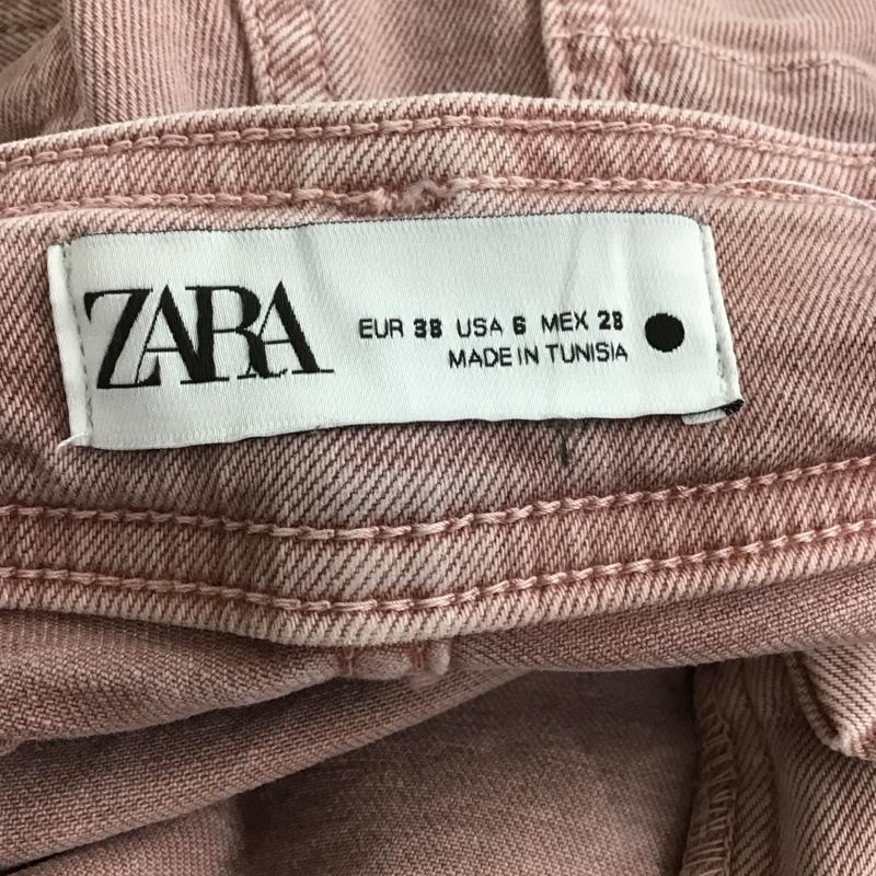 ザラ ZARA パンツ デニム、ジーンズ 38 無地 桃 / ピンク /  レディース USED 古着 中古 10132877