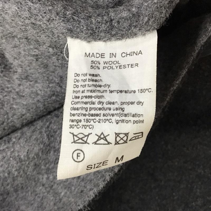 アダムエロペ ADAM ET ROPE  コート コート一般 GMO-1608-B ロング丈 M 無地 ダークグレー / ダークグレー /  メンズ USED 古着 中古 10118814
