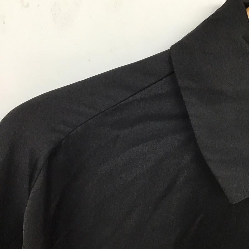 ザラ ZARA シャツ、ブラウス 長袖 3666 156 800 ドロップショルダー L 無地 黒 / ブラック /  レディース USED 古着 中古 10131107