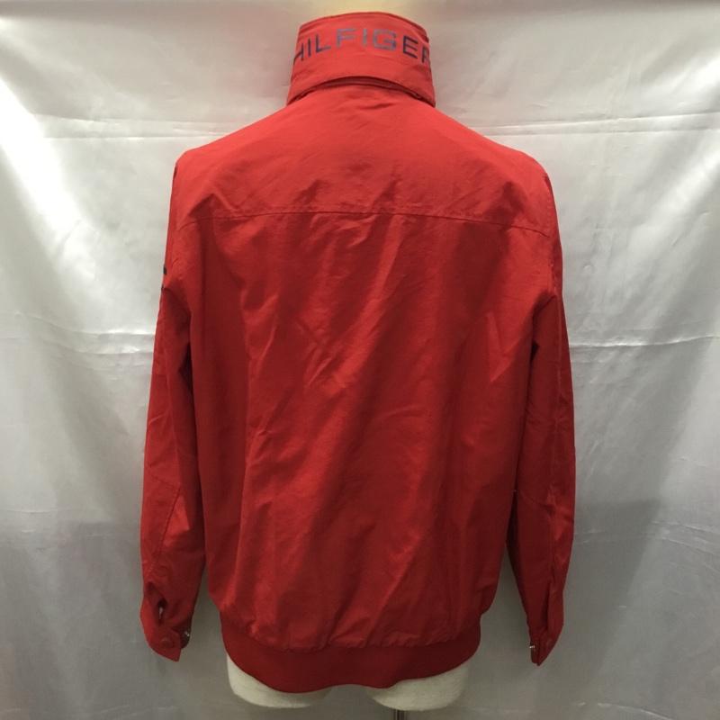 トミーヒルフィガー TOMMY HILFIGER ジャケット、上着 ジャケット、ブレザー 0170431 ナイロンジャケット M ロゴ、文字 赤 / レッド /  メンズ USED 古着 中古 10109625