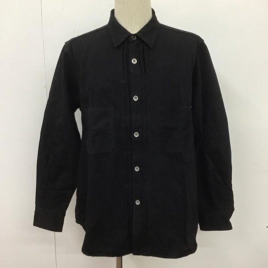 エフオービーファクトリー FOB FACTORY ジャケット、上着 ジャケット、ブレザー F3484 セルヴィッチデニムコールマイナーシャツ 長袖シャツジャケット カラージャケット 3 無地 黒 / ブラック /  メンズ USED 古着 中古 10107127