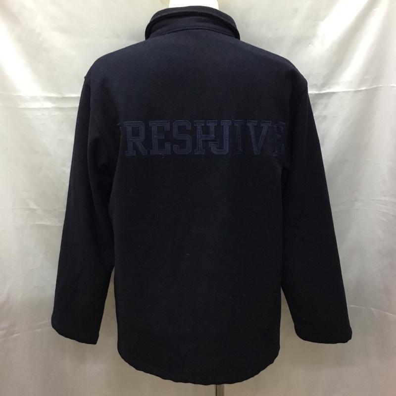 ロンハーマン Ron Herman ジャケット、上着 ジャケット、ブレザー ジャケット カジュアルジャケット カラージャケット フリースシャツジャケット M 無地 紺 / ネイビー /  メンズ USED 古着 中古 10109455