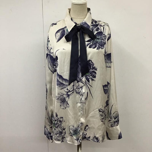 ザラ ZARA シャツ、ブラウス 長袖 長袖シャツ カラーシャツ プリントシャツ 長袖カットソー M プリント マルチカラー / マルチカラー /  レディース USED 古着 中古 10117996