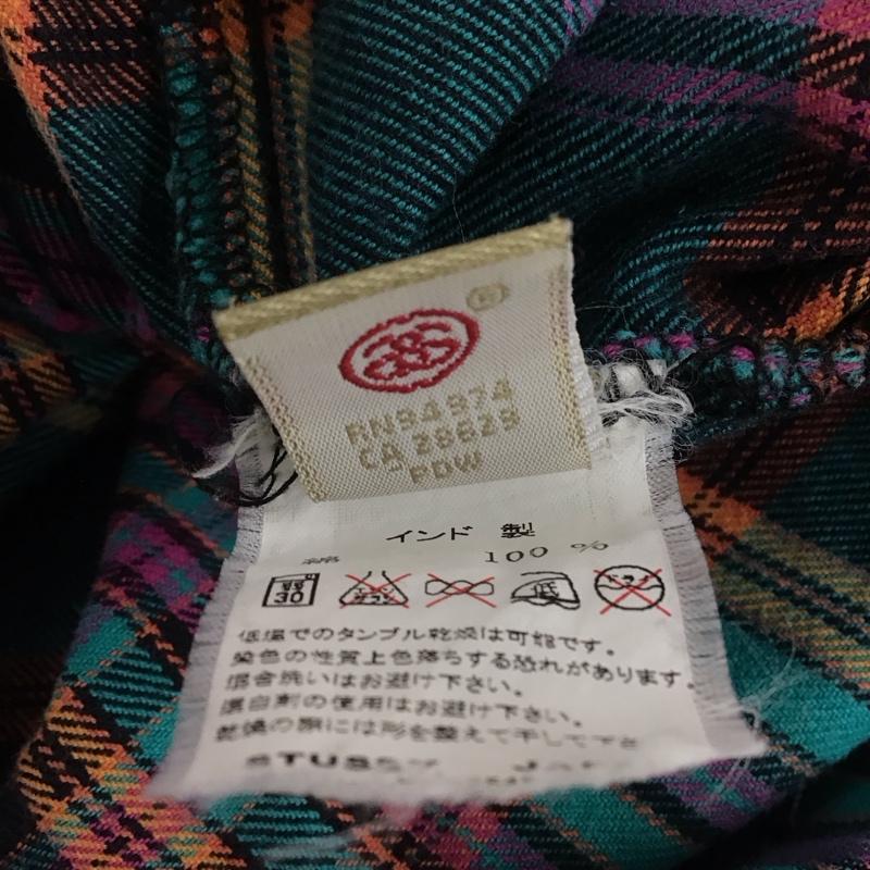 ステューシー STUSSY シャツ、ブラウス 長袖 長袖シャツ チェックシャツ カラーシャツ L チェック マルチカラー / マルチカラー /  メンズ USED 古着 中古 10146980
