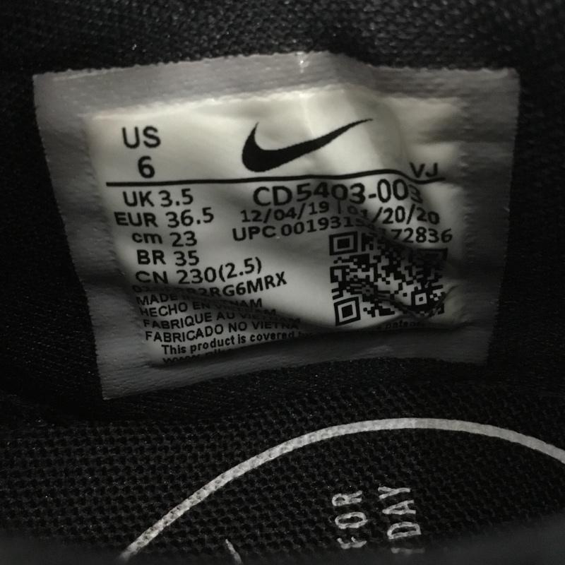 ナイキ NIKE スニーカー スニーカー CD5403-003 WMNS AMIXA 23cm 23.0cm ロゴ、文字 黒 / ブラック / X 白 / ホワイト /  レディース USED 古着 中古 10136695