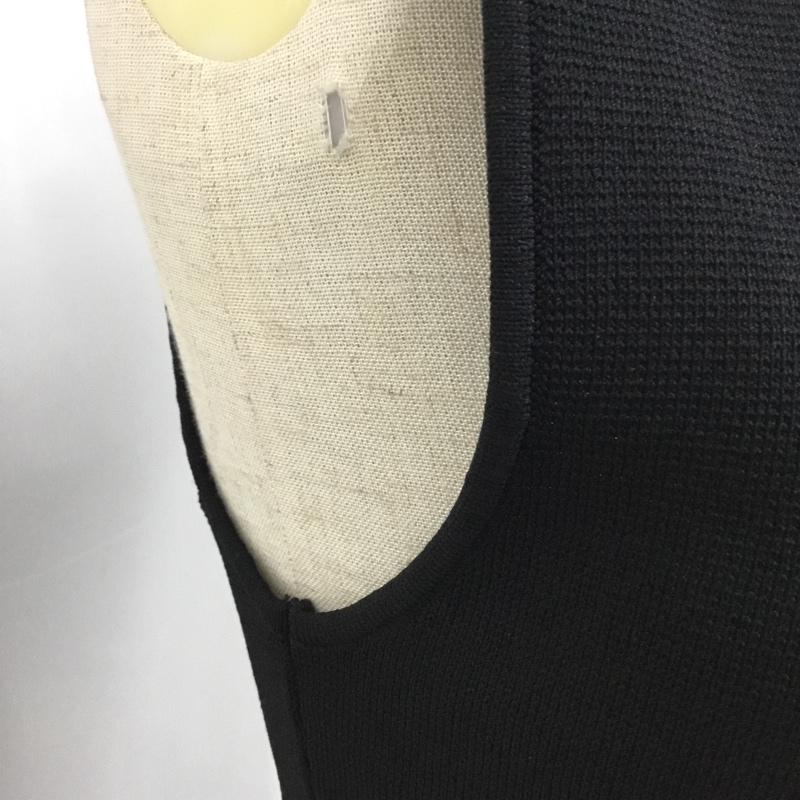 ザラ ZARA ワンピース ロングスカート ロングワンピース ノースリーブワンピース フレアスカート M 無地 黒 / ブラック /  レディース USED 古着 中古 10115804