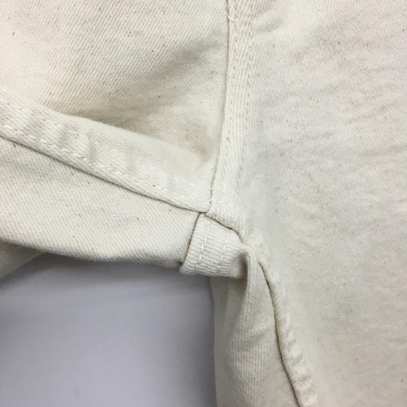 ザラ ZARA パンツ デニム、ジーンズ 0108 032 712 ストレッチ 無地 アイボリー / アイボリー /  レディース USED 古着 中古 10144650