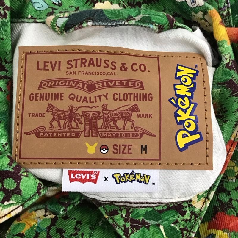 リーバイストラウスアンドコー Levi Strauss & co. ジャケット、上着 ジャケット、ブレザー VINTAGEFITTRUCKERPOKEMONSTONETRUCKER デニムジャケット M プリント マルチカラー / マルチカラー /  メンズ USED 古着 中古 10117118