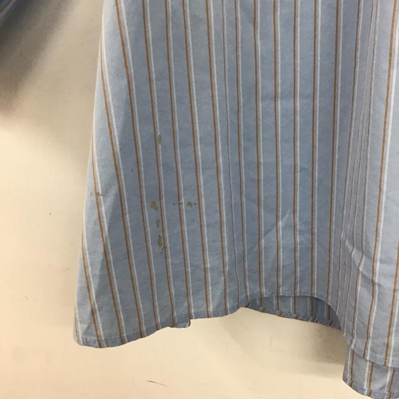 グリーンレーベルリラクシング green label relaxing シャツ、ブラウス 長袖 長袖シャツ ストライプシャツ ストライプ 水色 / ライトブルー /  レディース USED 古着 中古 10142691