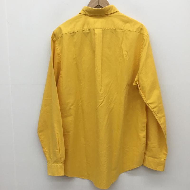 ポロラルフローレン POLO RALPH LAUREN シャツ、ブラウス 長袖 XL ロゴ、文字 X 刺繍 黄 / イエロー /  メンズ USED 古着 中古 10119975