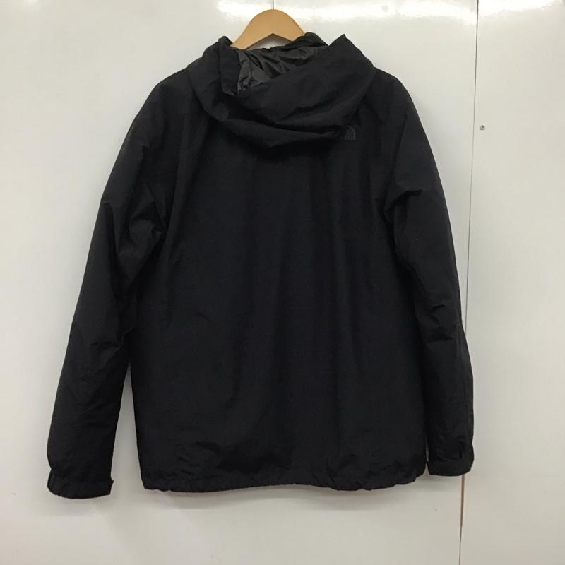 ザノースフェイス THE NORTH FACE ジャケット、上着 ジャンパー、ブルゾン np61833 ゼウストリクライメートジャケット ダウンジャケット アウター L ロゴ、文字 紺 / ネイビー /  メンズ USED 古着 中古 10140099