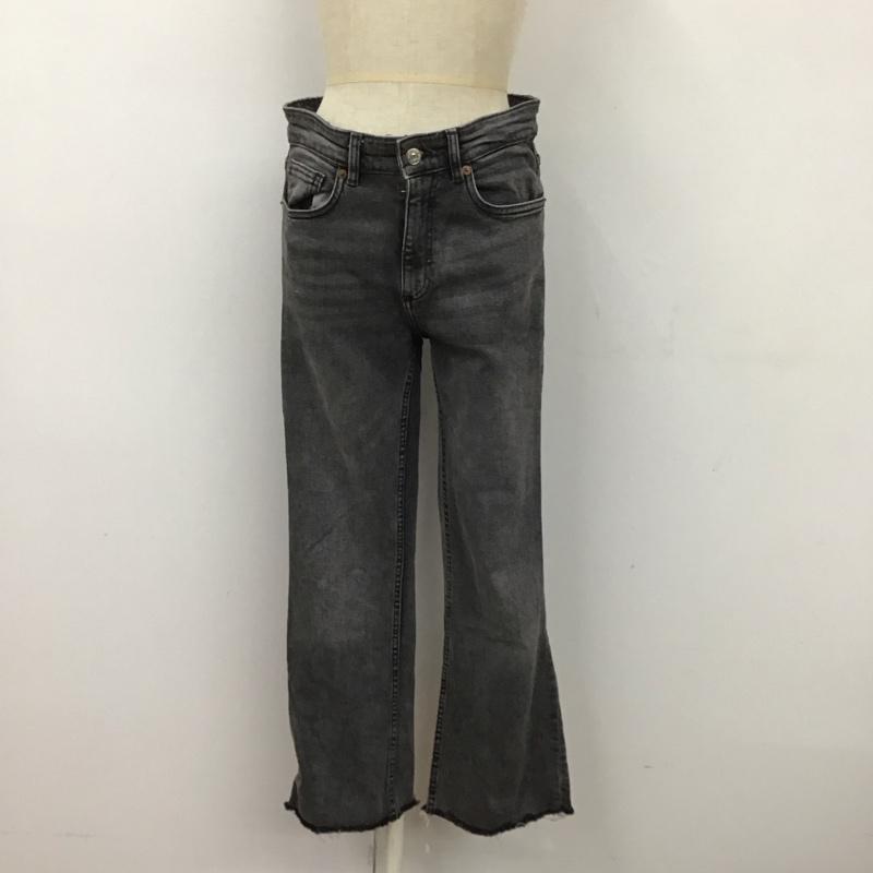 ザラ ZARA パンツ デニム、ジーンズ 3643 014 807 スキニー 無地 黒 / ブラック /  レディース USED 古着 中古 10113657