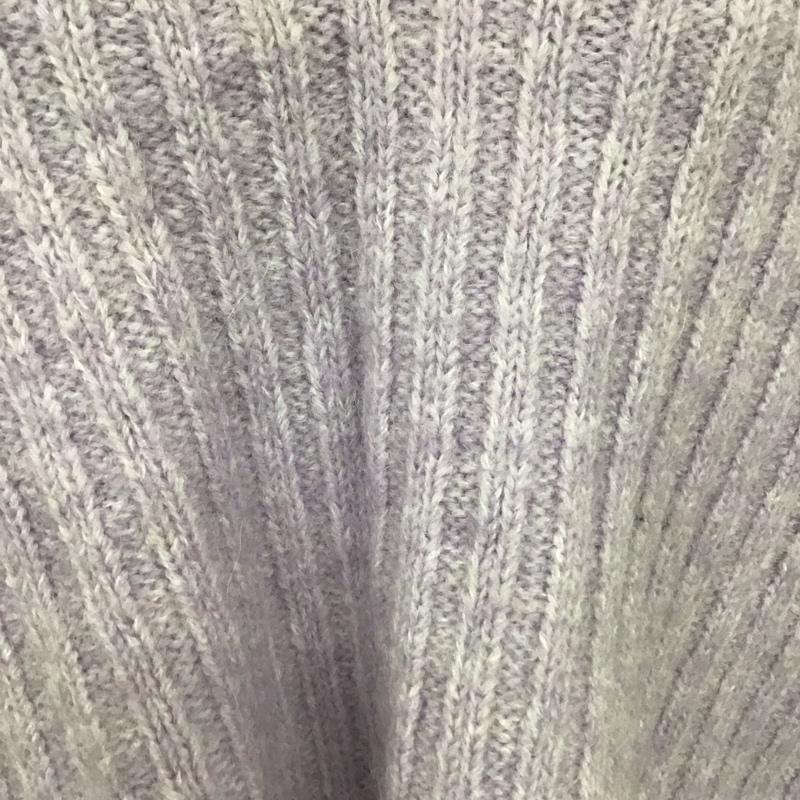 ザラ ZARA ニット、セーター 長袖 9598 161 612 Vネック M 無地 紫 / パープル /  レディース USED 古着 中古 10119618