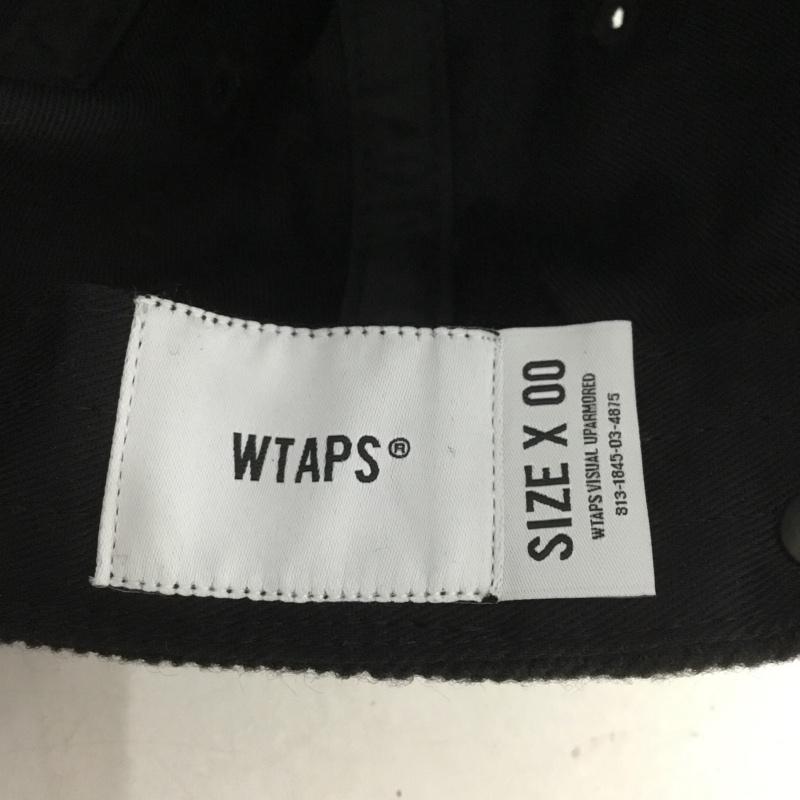 ダブルタップス WTAPS 帽子 キャップ EX49 COLLECTION POLY TWILL 242HCDT-HT12 ロゴ、文字 黒 / ブラック /  メンズ USED 古着 中古 10143931