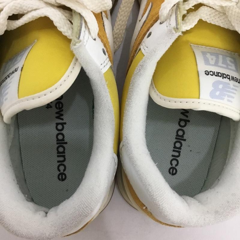 ニューバランス New Balance スニーカー スニーカー U574 RC2 25cm 25.0cm ロゴ、文字 黄 / イエロー /  レディース USED 古着 中古 10136692